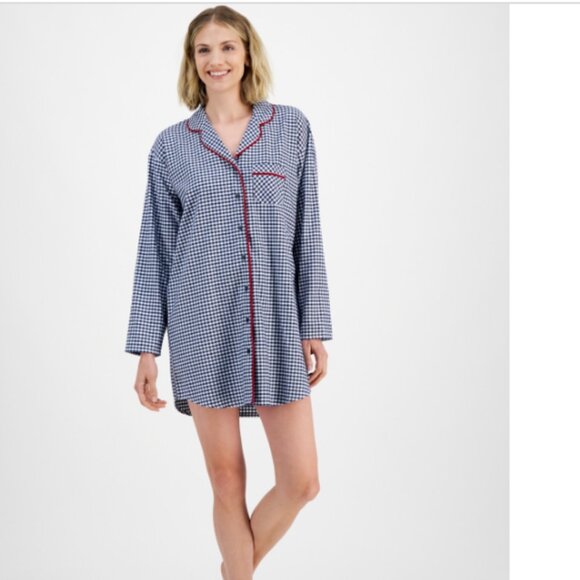 Other - Charter Club Women's Cotton Flannel Sleepshirt, Multicolor Size XXL 10193